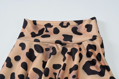 Hawthaw Women 2025 Spring Autumn Long Sleeve Leopard Print Party Club Bodycon Long Dress Wholesale Items For Business